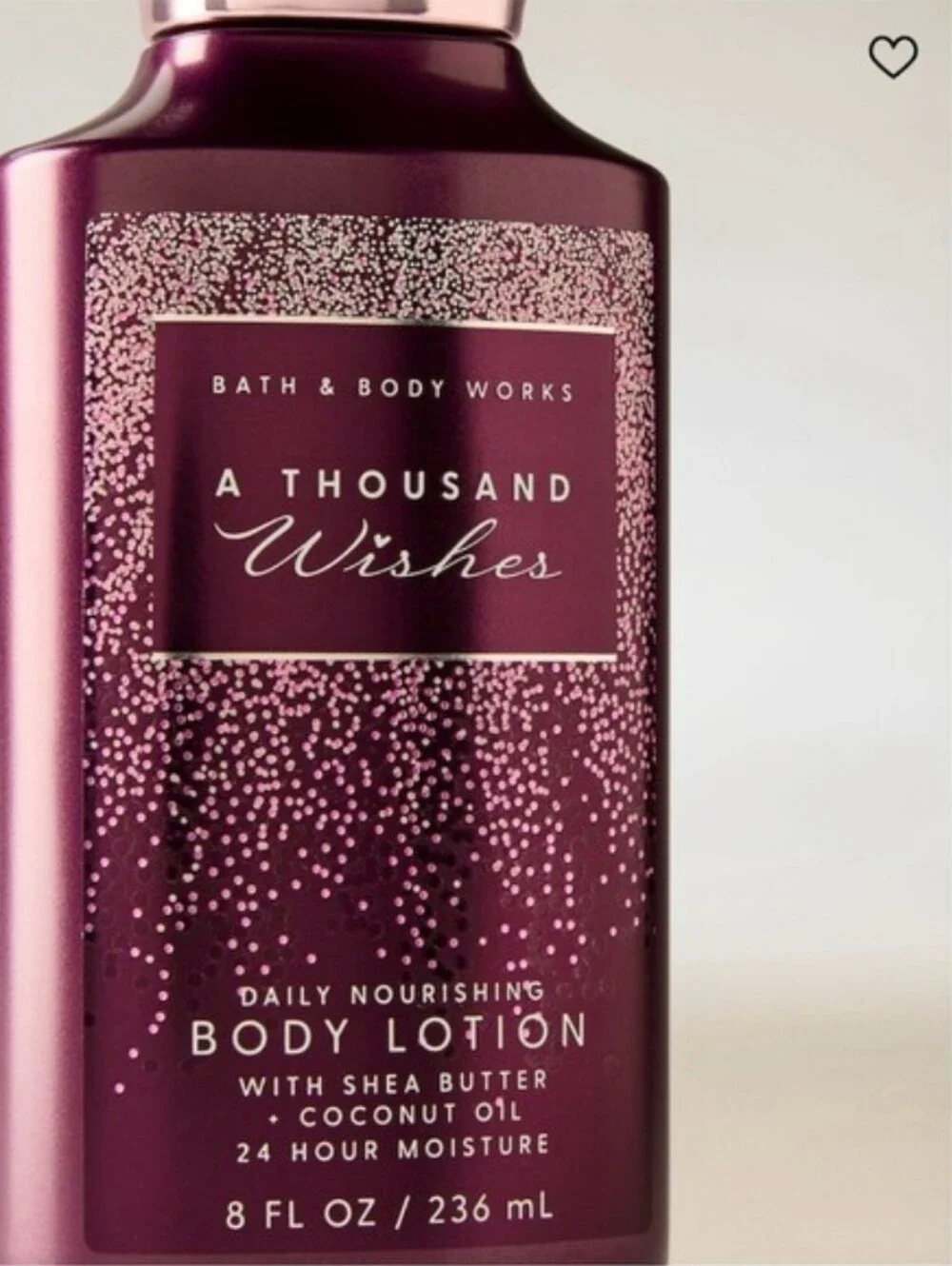 Bath & Body Works A Thousand Wishes Daily Nourishing Body Lotion 8 fl oz